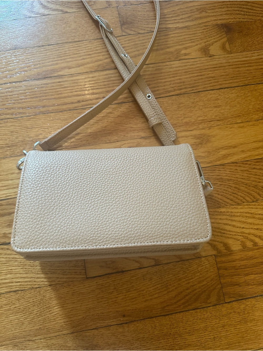 Matt & Nat Bee Vegan Crossbody Bag in Tan - Picture 5 of 7